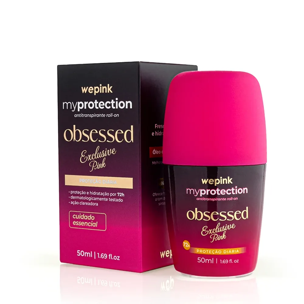 Desodorante Antitranspirante Roll-on MyProtection Obsessed Exclusive Pink 50ml